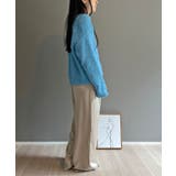 ゆるシルエットVネックブークレーニット | Jewelobe | 詳細画像14 