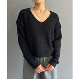 ゆるシルエットVネックブークレーニット | Jewelobe | 詳細画像15 