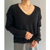 ゆるシルエットVネックブークレーニット | Jewelobe | 詳細画像17 