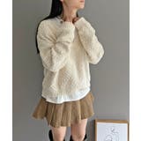 ゆるシルエットVネックブークレーニット | Jewelobe | 詳細画像2 