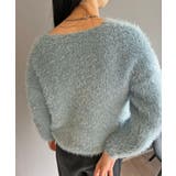 シャロ―Vネックシャギーニットプルオーバー | Jewelobe | 詳細画像16 