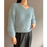 シャロ―Vネックシャギーニットプルオーバー | Jewelobe | 詳細画像18 