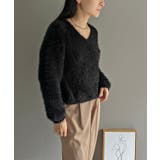 シャロ―Vネックシャギーニットプルオーバー | Jewelobe | 詳細画像30 