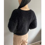 シャロ―Vネックシャギーニットプルオーバー | Jewelobe | 詳細画像32 