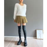 シャロ―Vネックシャギーニットプルオーバー | Jewelobe | 詳細画像5 