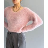 シャロ―Vネックシャギーニットプルオーバー | Jewelobe | 詳細画像9 