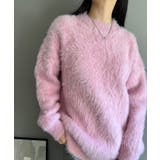 ピンク | オーバーサイズシャギーニット | Jewelobe