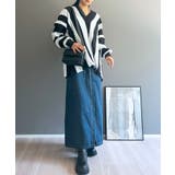 バイアスストライプオーバーサイズニットプルオーバー | Jewelobe | 詳細画像22 