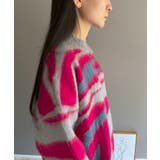ニュアンスジャガードモヘアライクオーバーニット | Jewelobe | 詳細画像11 