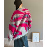 ニュアンスジャガードモヘアライクオーバーニット | Jewelobe | 詳細画像12 