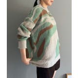 ニュアンスジャガードモヘアライクオーバーニット | Jewelobe | 詳細画像3 