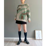 ニュアンスジャガードモヘアライクオーバーニット | Jewelobe | 詳細画像6 