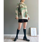 ニュアンスジャガードモヘアライクオーバーニット | Jewelobe | 詳細画像7 