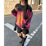 モヘアタッチグラデーションモザイクージャガードニット | Jewelobe | 詳細画像1 