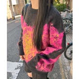 モヘアタッチグラデーションモザイクージャガードニット | Jewelobe | 詳細画像3 