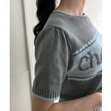 Charmingロゴ配色ショートニット | Jewelobe | 詳細画像13 