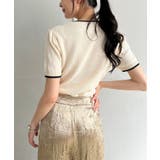Charmingロゴ配色ショートニット | Jewelobe | 詳細画像4 