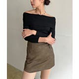 ワイドオフショルタイトニットトップス | Jewelobe | 詳細画像15 