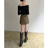 ワイドオフショルタイトニットトップス | Jewelobe | 詳細画像16 