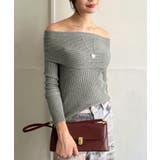 ワイドオフショルタイトニットトップス | Jewelobe | 詳細画像8 