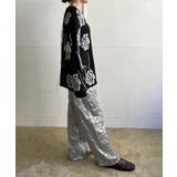 ローズジャガードポイントフリンジルーズニット | Jewelobe | 詳細画像11 