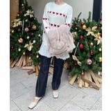 ハートボーダールーズニットプルオーバー | Jewelobe | 詳細画像10 