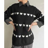 ハートボーダールーズニットプルオーバー | Jewelobe | 詳細画像22 