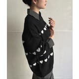 ハートボーダールーズニットプルオーバー | Jewelobe | 詳細画像23 