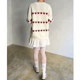 ハートボーダールーズニットプルオーバー | Jewelobe | 詳細画像7 