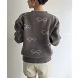 リボンジャガードニットプルオーバー | Jewelobe | 詳細画像10 