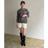 リボンジャガードニットプルオーバー | Jewelobe | 詳細画像14 