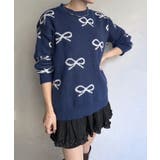 リボンジャガードニットプルオーバー | Jewelobe | 詳細画像18 