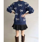 リボンジャガードニットプルオーバー | Jewelobe | 詳細画像20 