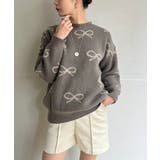 リボンジャガードニットプルオーバー | Jewelobe | 詳細画像9 