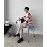 ランダムボーダールーズポロニットプルオーバー | Jewelobe | 詳細画像15 