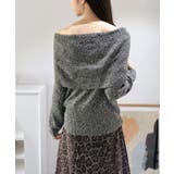 ワイドオフショルミックス編みニットトップス | Jewelobe | 詳細画像26 