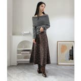 ワイドオフショルミックス編みニットトップス | Jewelobe | 詳細画像34 