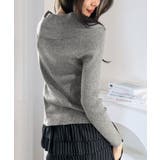 ビックカラーリブニットトップス | Jewelobe | 詳細画像10 