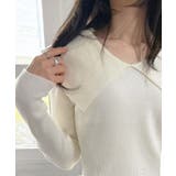 ビックカラーリブニットトップス | Jewelobe | 詳細画像5 