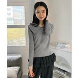 ビックカラーリブニットトップス | Jewelobe | 詳細画像9 