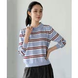 カラードッキングマルチボーダーニット | Jewelobe | 詳細画像1 