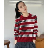 カラードッキングマルチボーダーニット | Jewelobe | 詳細画像11 