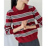 カラードッキングマルチボーダーニット | Jewelobe | 詳細画像13 