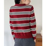 カラードッキングマルチボーダーニット | Jewelobe | 詳細画像15 