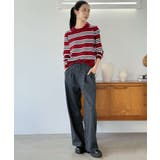 カラードッキングマルチボーダーニット | Jewelobe | 詳細画像16 