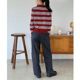 カラードッキングマルチボーダーニット | Jewelobe | 詳細画像17 