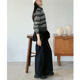 カラードッキングマルチボーダーニット | Jewelobe | 詳細画像27 