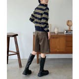 カラードッキングマルチボーダーニット | Jewelobe | 詳細画像36 