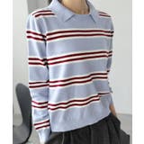 カラードッキングマルチボーダーニット | Jewelobe | 詳細画像5 