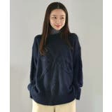 ケーブルリボンルーズニットプルオーバー | Jewelobe | 詳細画像13 